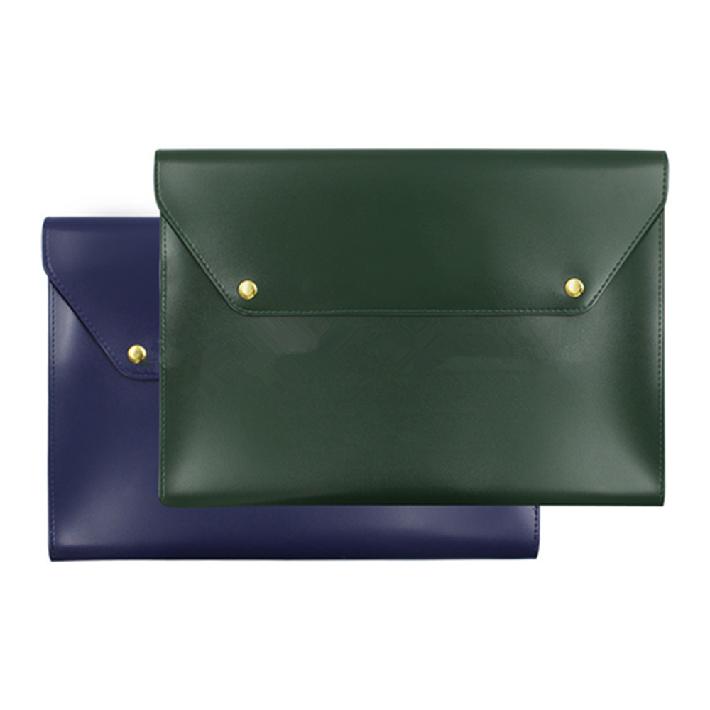 Snap Envelope Leather Document Bag 6