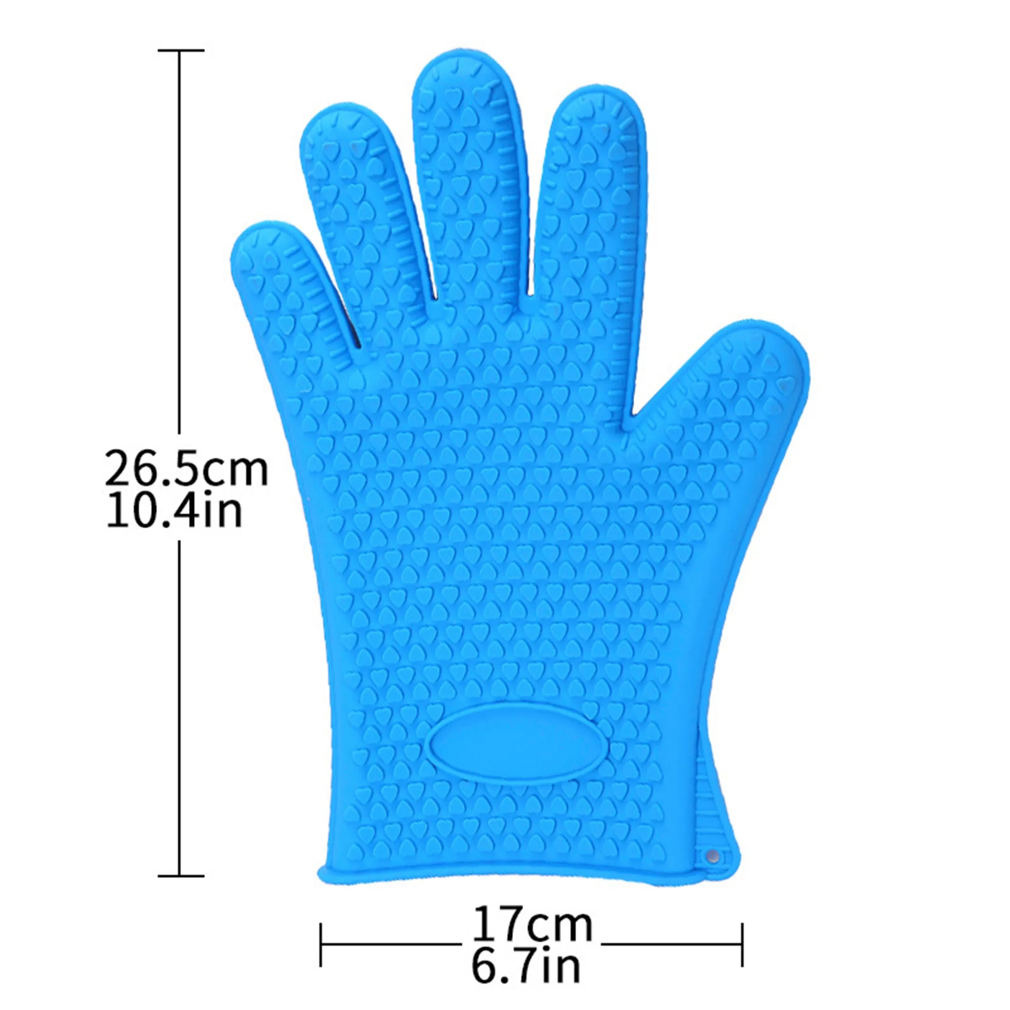 Thickened Silicone Five Finger Gloves 2