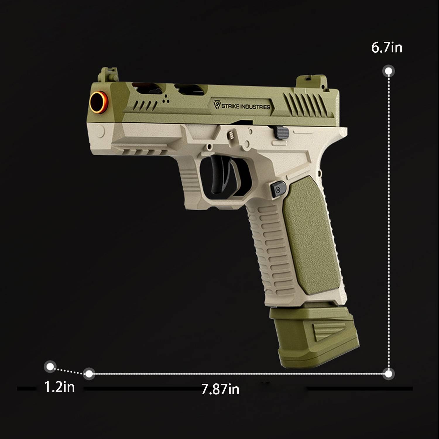 Continuous Throwing Beretta Soft Bullet Children's Toy Gun 6