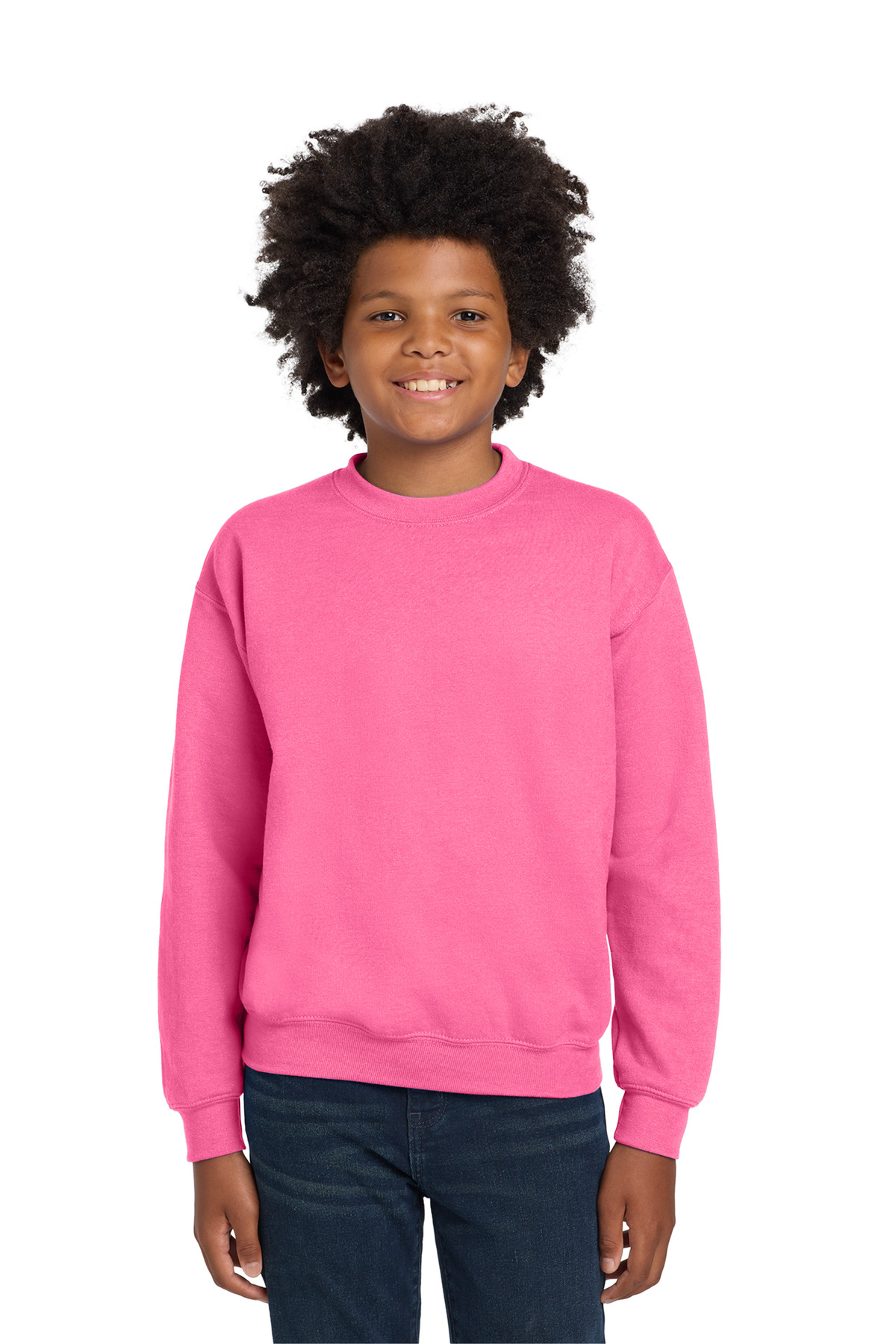 Gildan Youth Heavy Blend Crewneck Sweatshirt. 18000B 81
