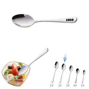 7.08 Inch Classic Coffee Dessert Spoon 3