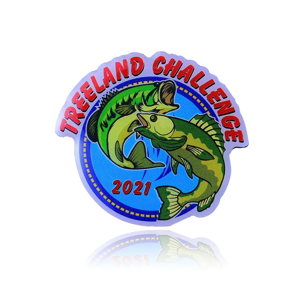 2" Stainless Steel Printed Pin