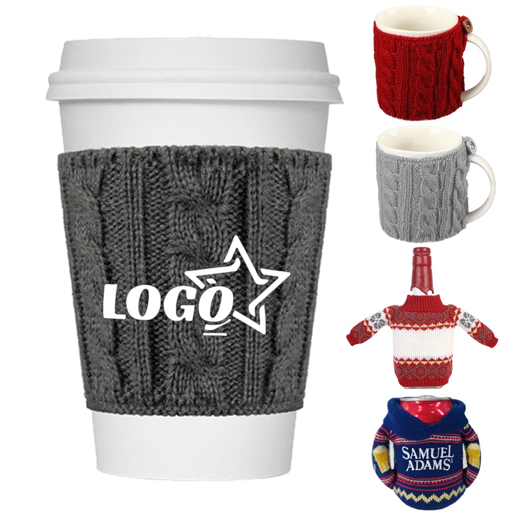 12/16/22Oz. Fullsize Knitted Cup Sleeve 1
