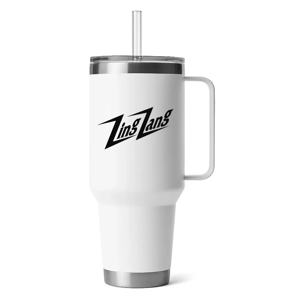 42oz. Insulated Tumbler with Handle and Straw 11