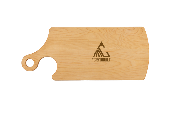 Maple Cutting Board with curved Handle 18"x7-1/2"x3/4" 3