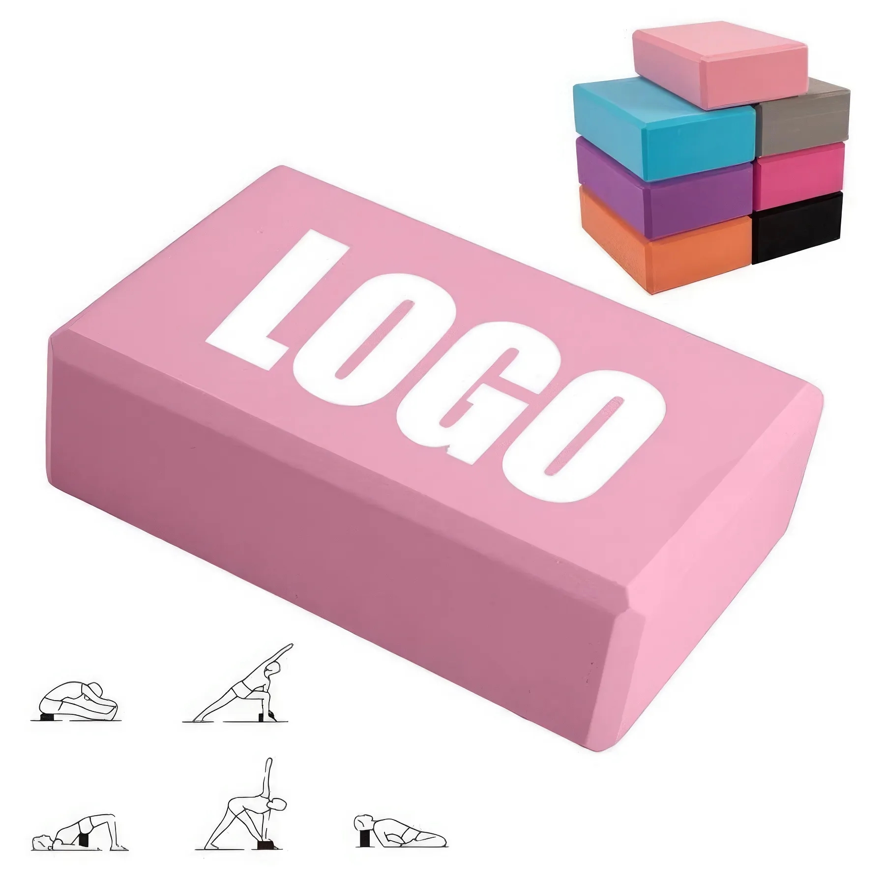 EVA Foam Yoga Pilate Fitness Block - Sports Equipment 1