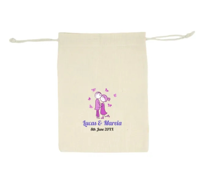 Canvas Drawstring Bags - Printed (Front and Back) 4