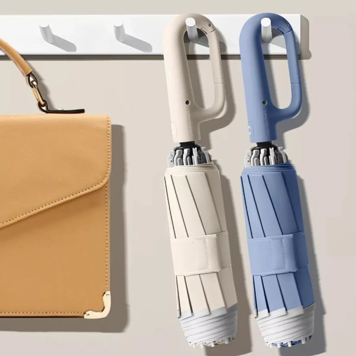Automatic Portable Travel Reverse Folding Umbrella 5