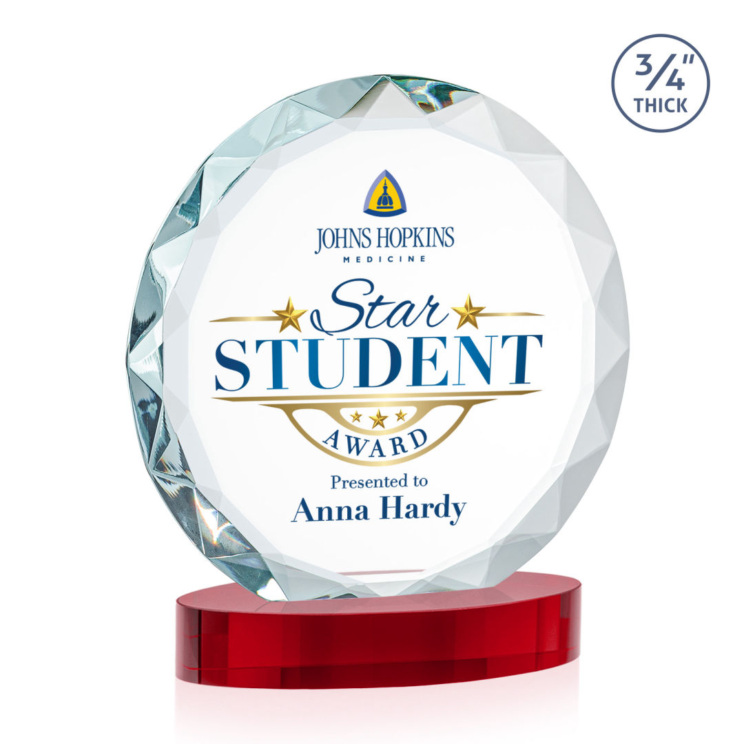 Centura VividPrint™ Award on Alberton Base - Red 10