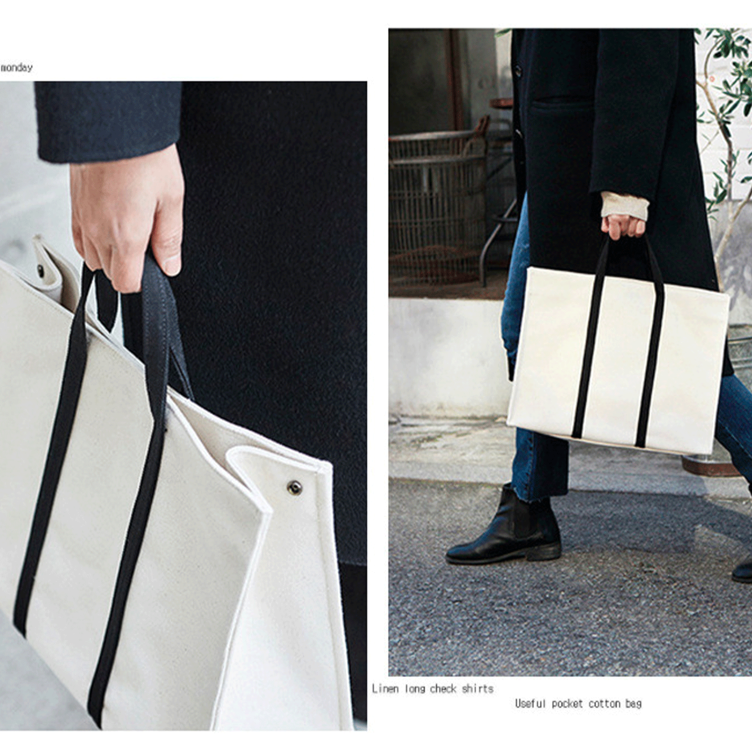 Eco-friendly spacious daily use Cotton Canvas Tote Handbag, custom tote bag with logo imprint 10