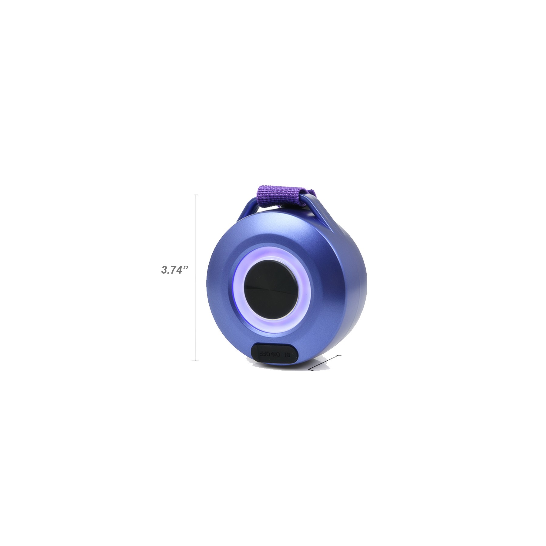 Light Weight Metal Mini Wireless Speaker With Lanyard 1