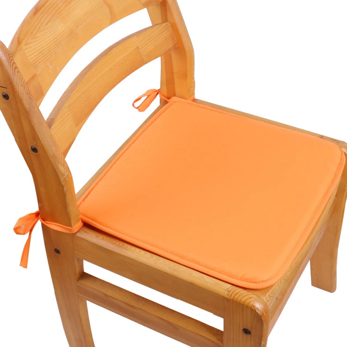 Non Slip Square Seat Covers Chair Mat Cushion Pads with Ties 7