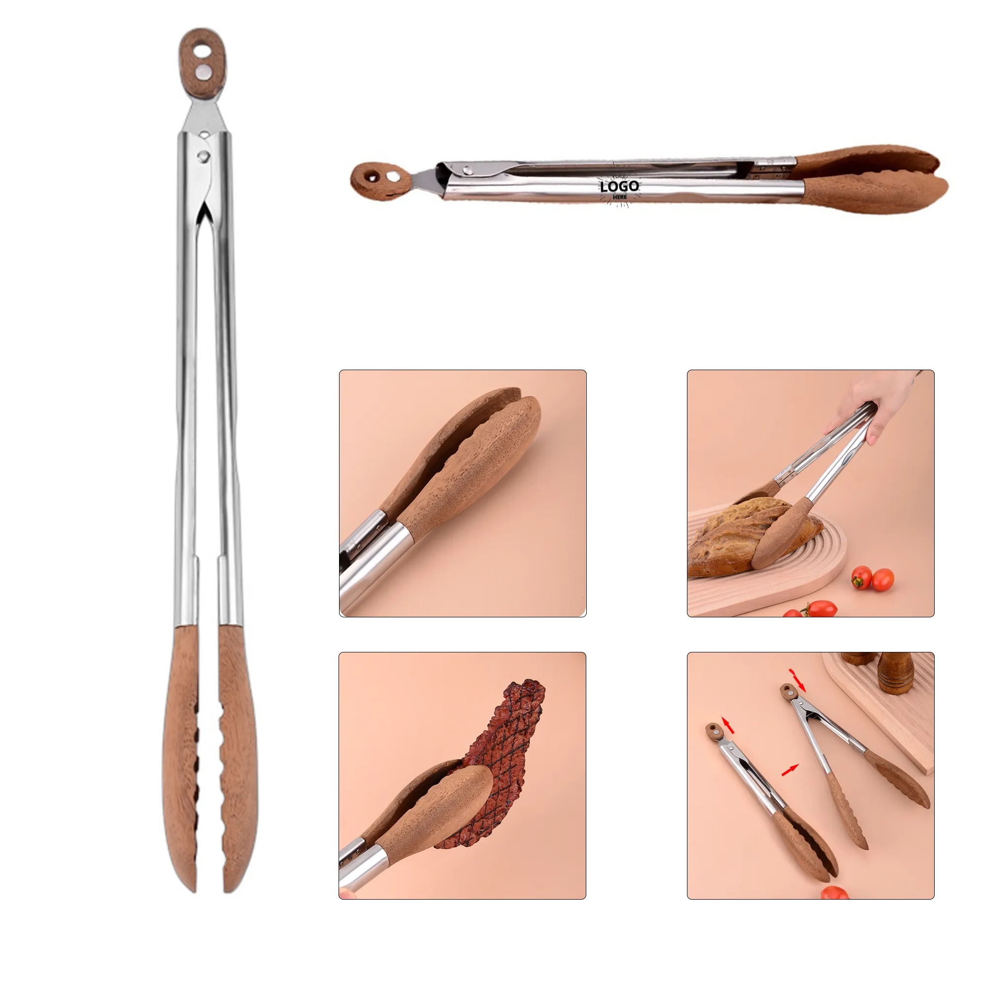 Stainless Steel Food Tongs 2