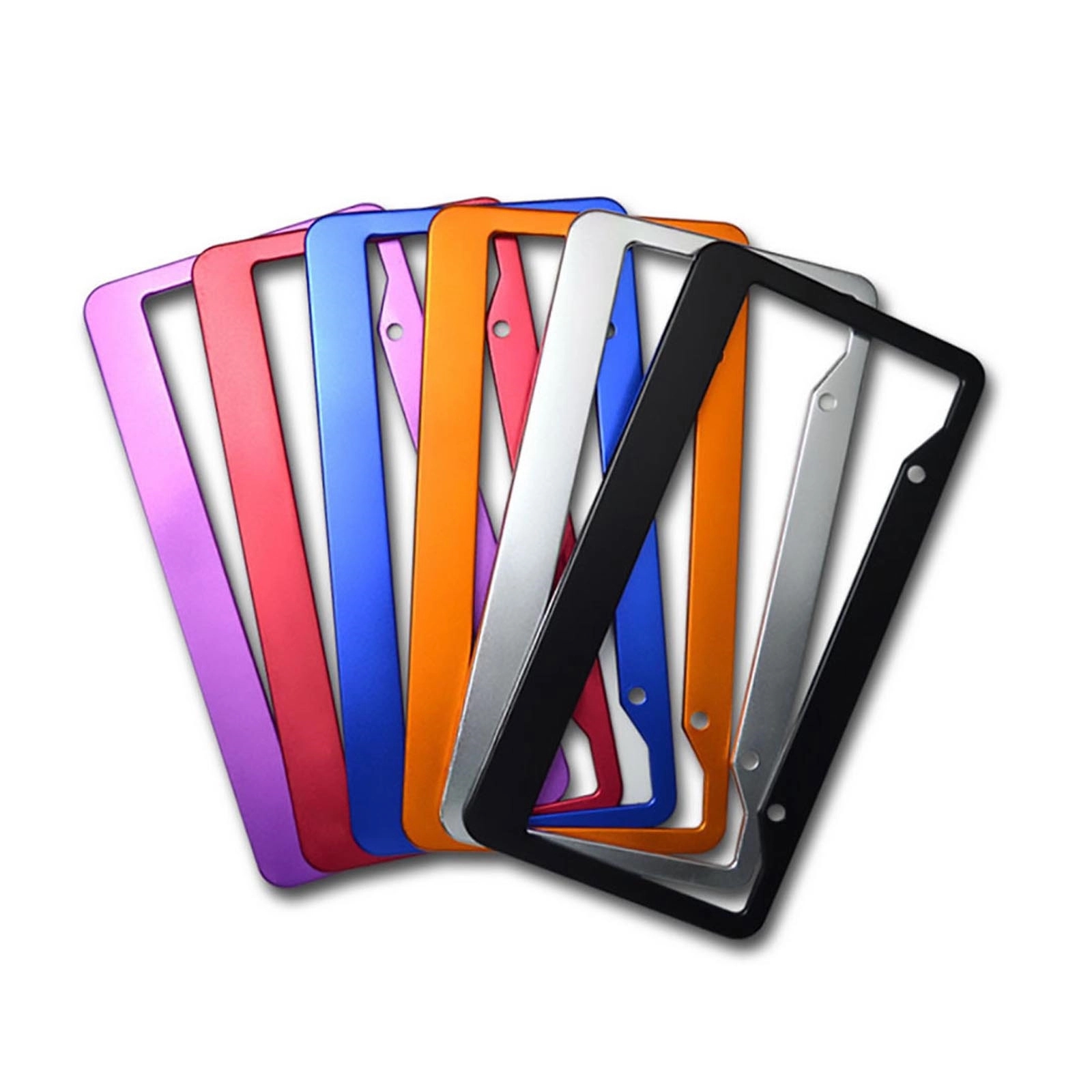 Colorful Metal Car License Plate Frame 3