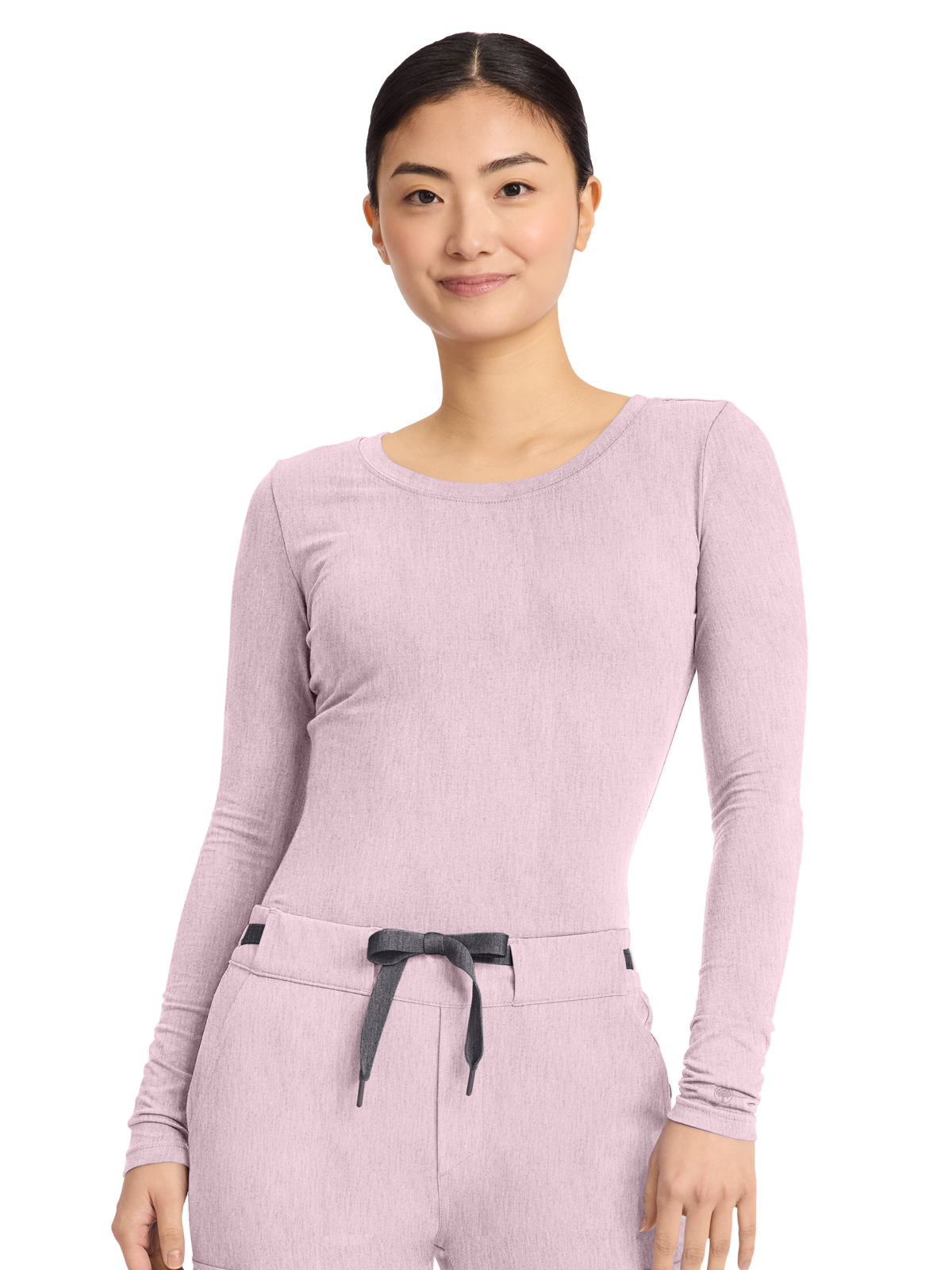 Healing Hands - HH Knits - Women's Pocketless Melissa Long Sleeve Underscrub Tee 13