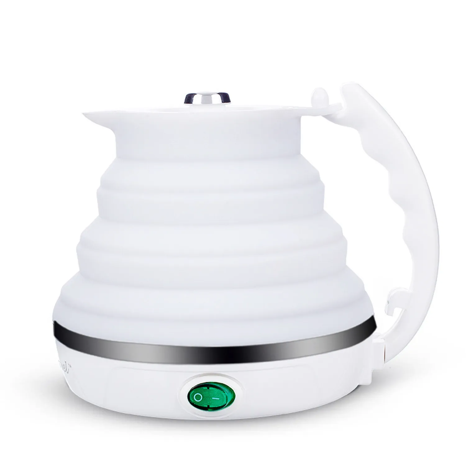 Portable Food Grade Silicone Foldable Electric Kettle Boil 6