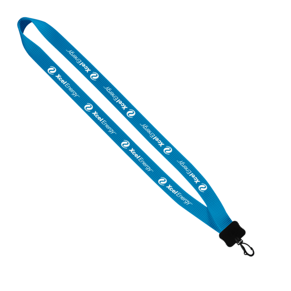 3/4" Smooth Nylon Lanyard with Plastic Clamshell & Swivel Snap Hook 24