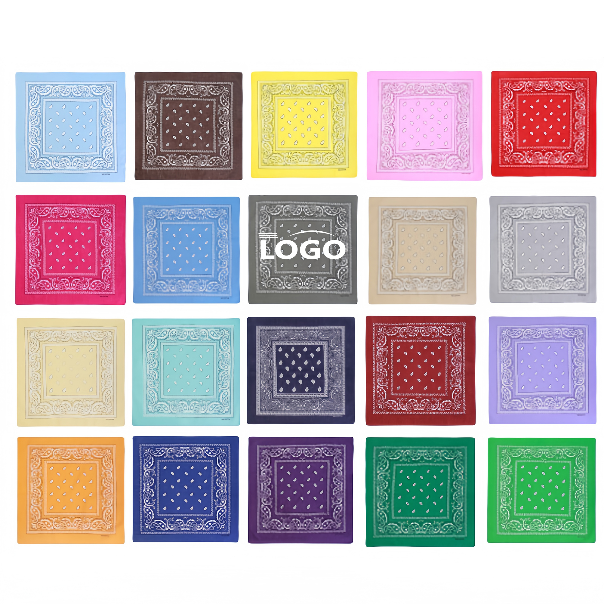 Cotton Paisley Bandana - Versatile Headwear & Accessory 2