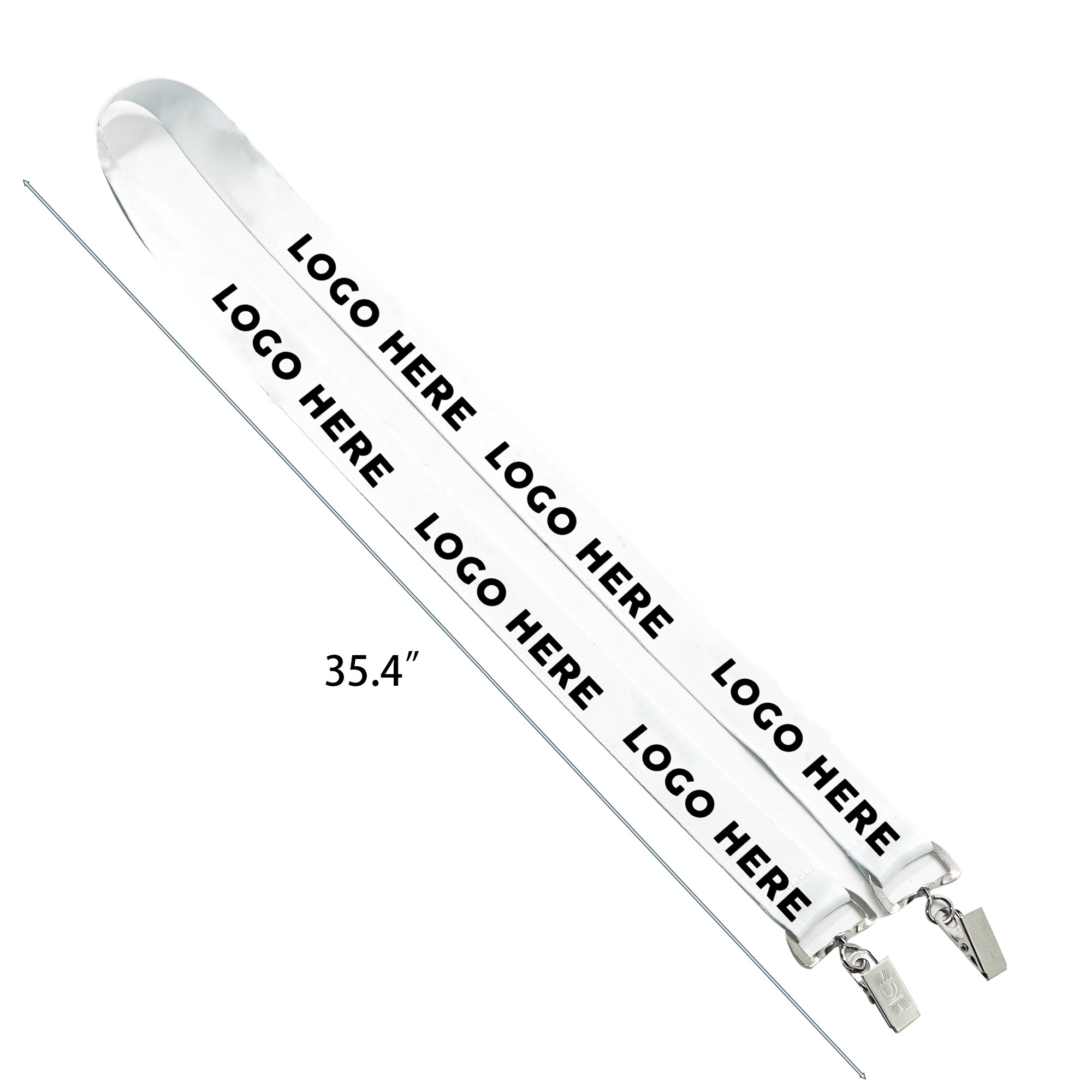 MOQ50 Polyester Nylon Badge Lanyard Retractable Reel 2