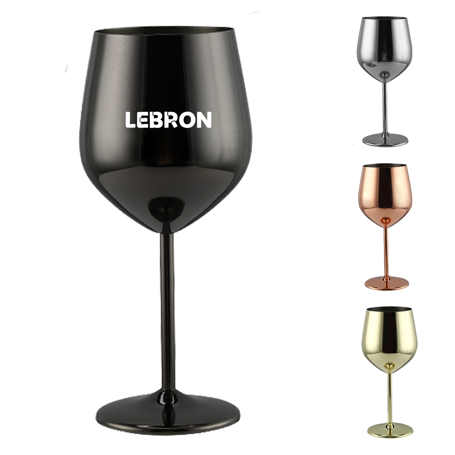 17Oz Black Aluminum Cups 2