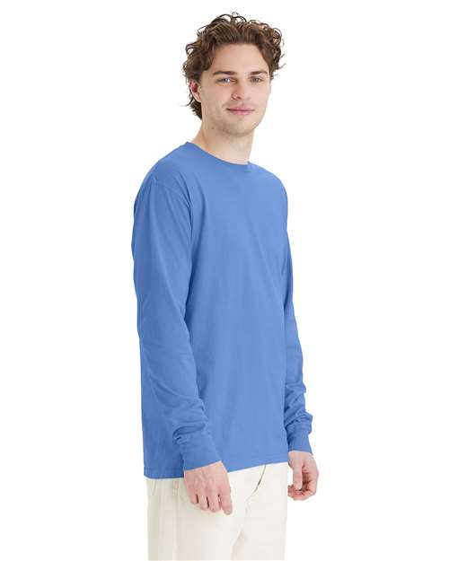 Unisex Garment-Dyed Long Sleeve T-Shirt - GDH200 4