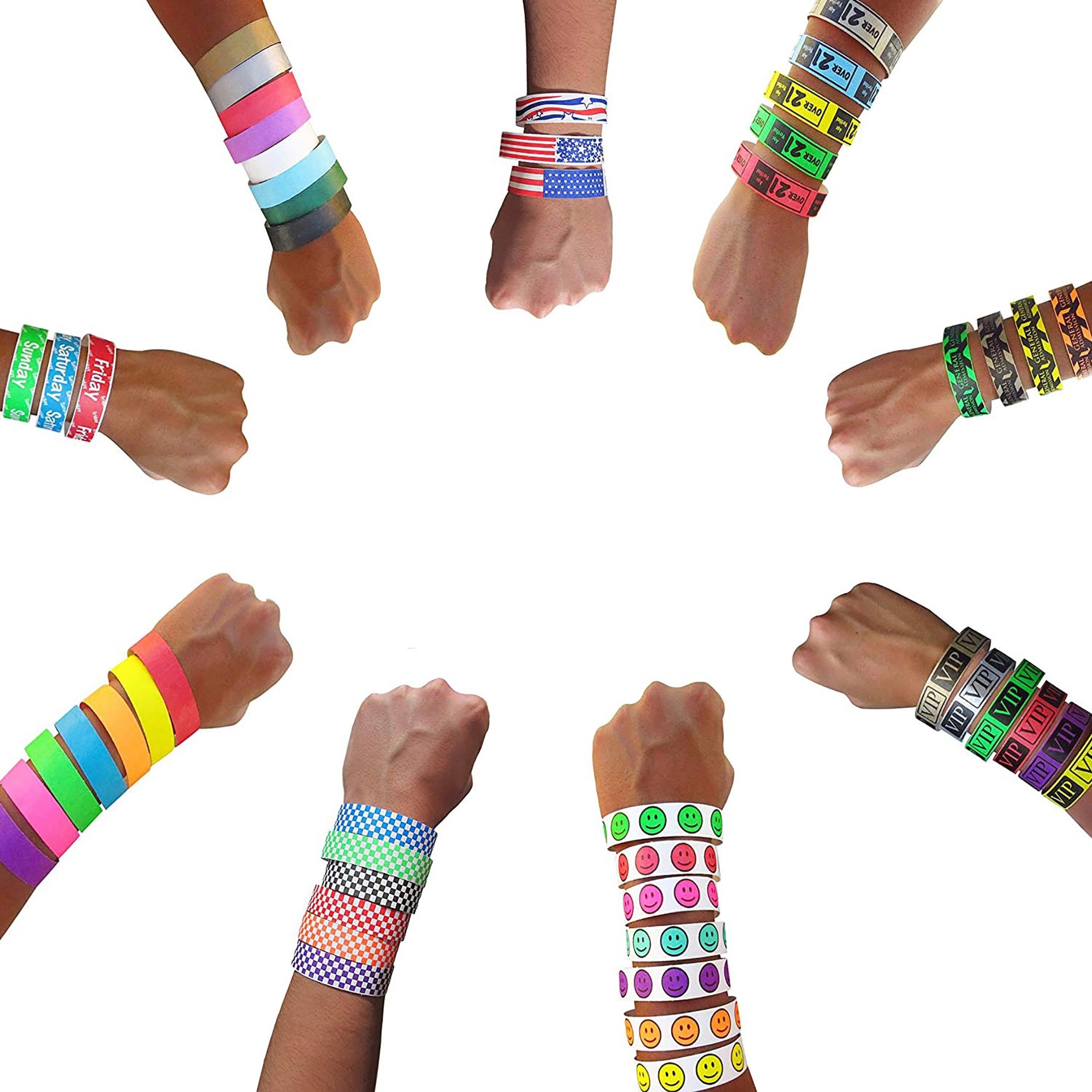 Custom Premium Paper Wristbands 4