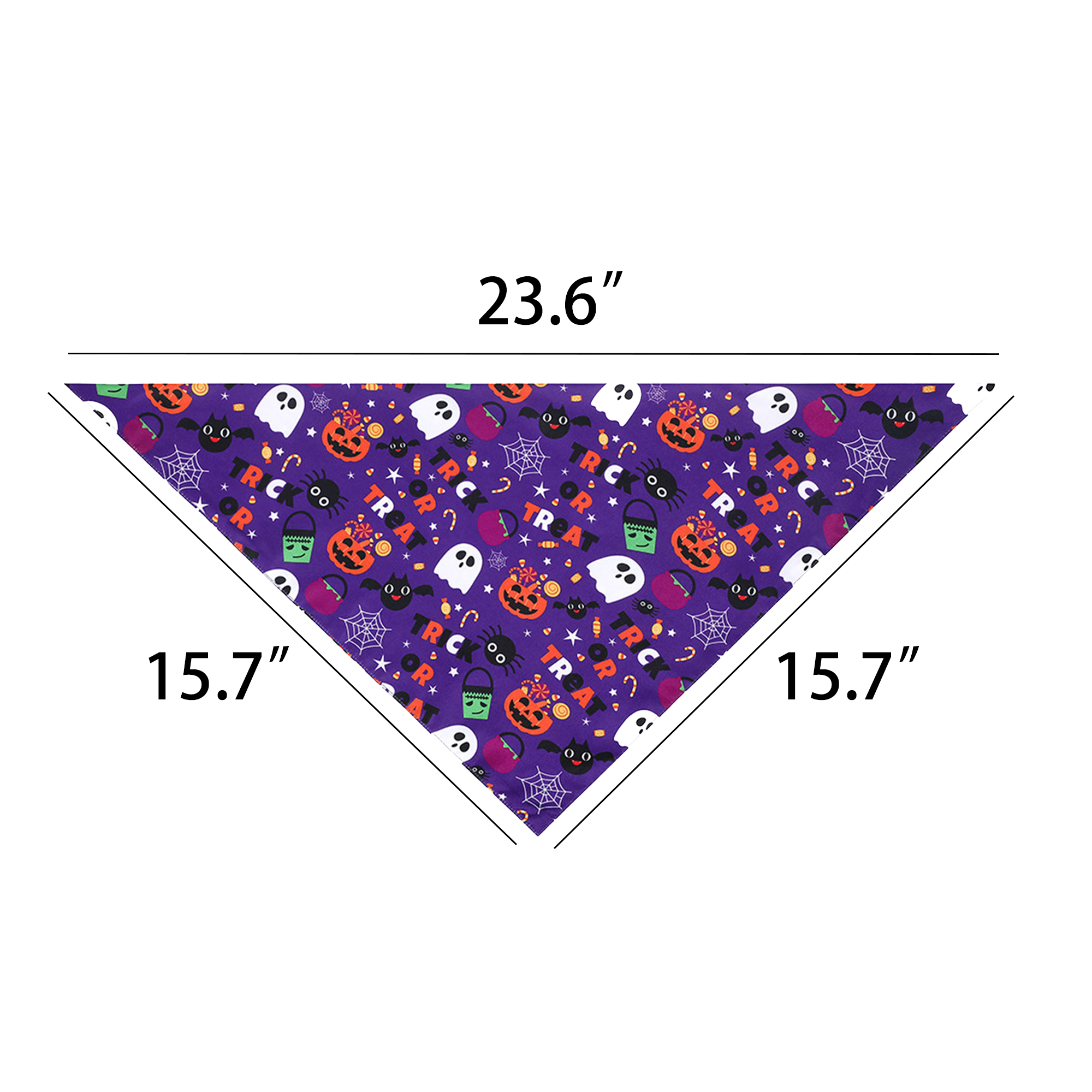 MOQ 50 Printed Festive Dog Bandana 3