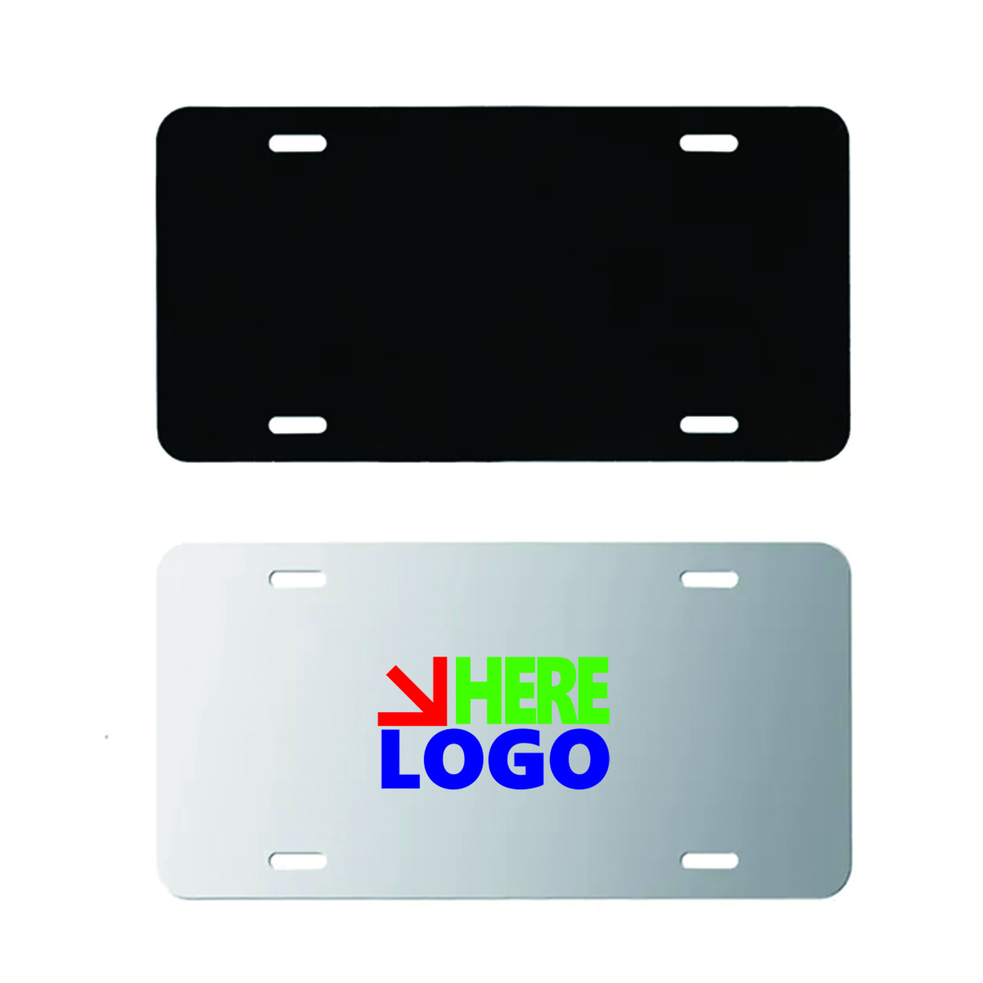 Full Color Aluminum License Plate 2