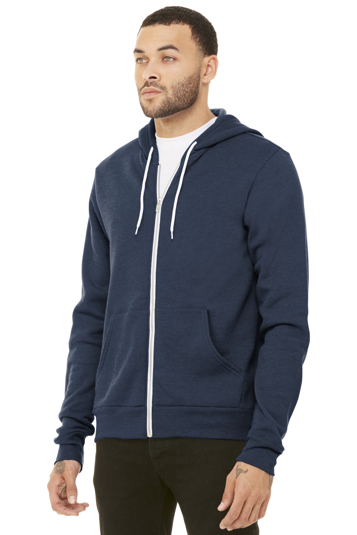 BELLA+CANVAS® Unisex Sponge Fleece Full-Zip Hoodie 88