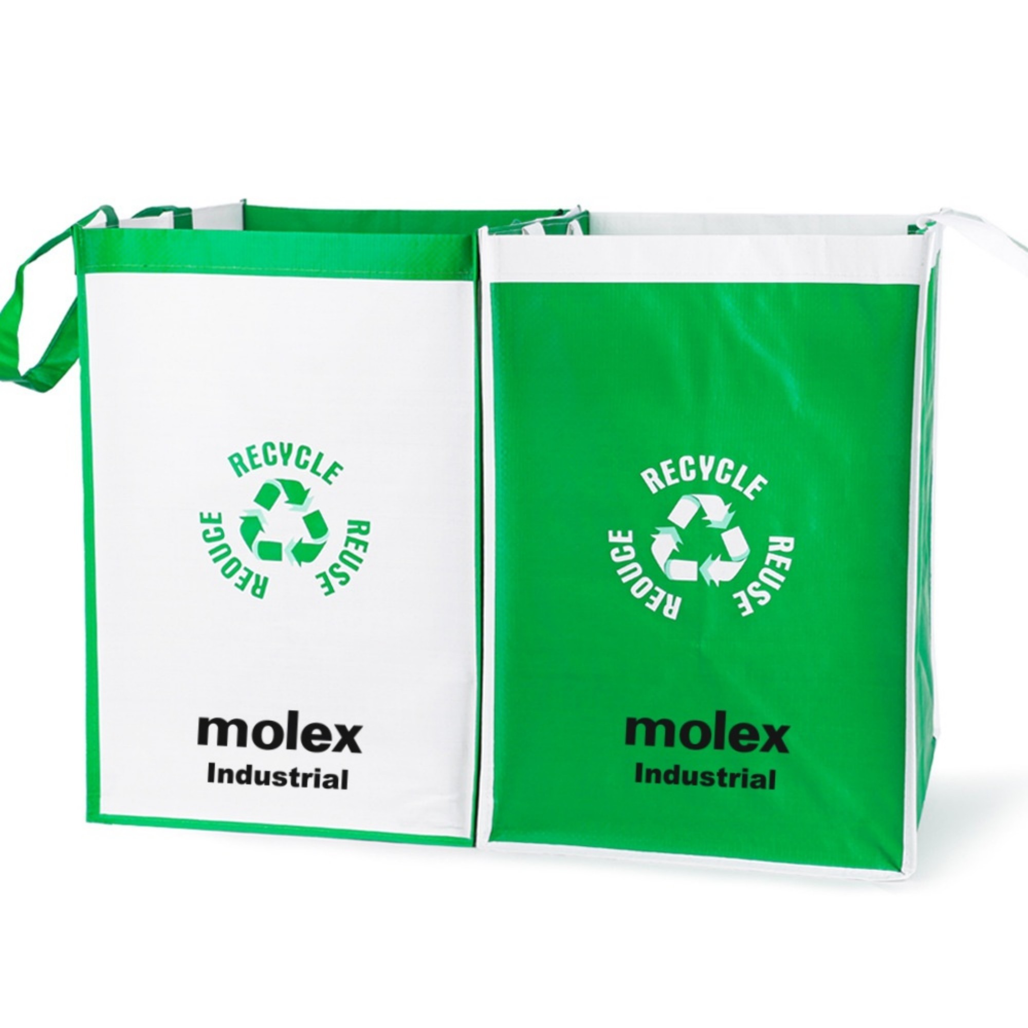 Dual-Compartment Recycling Trash Bags