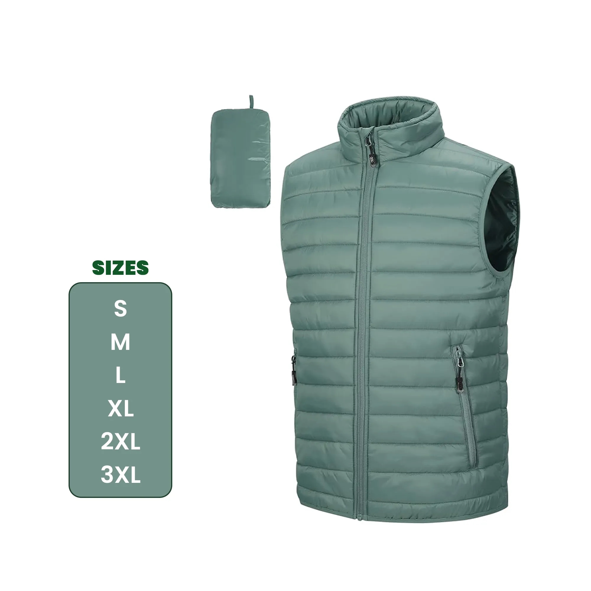 Foldable Warm Down Vest Jacket 11