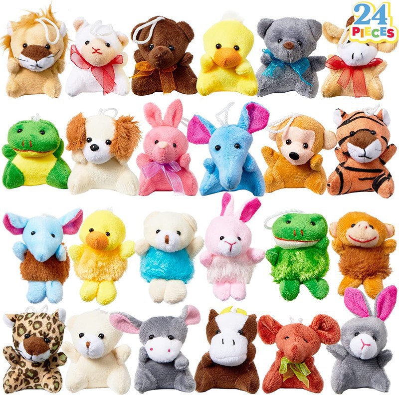 24 Pack Small Stuffed Animals Bulk Gifts for Kids 3