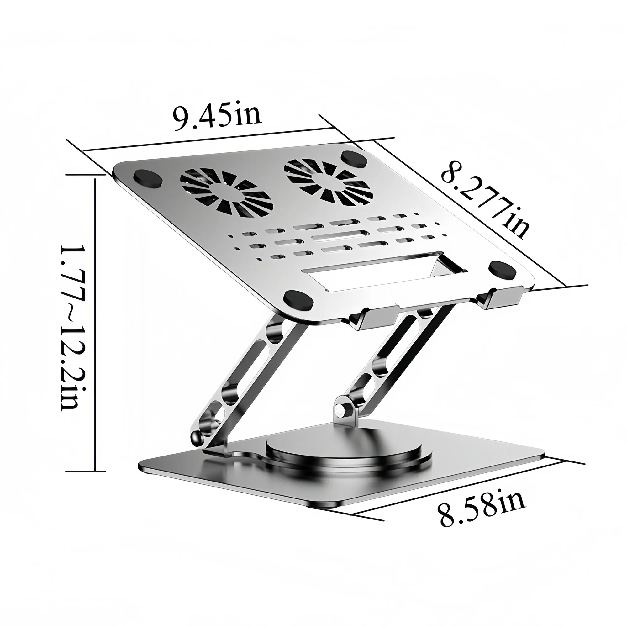 Maglev Dual Turbo Laptop Stand With Cooling Base 3