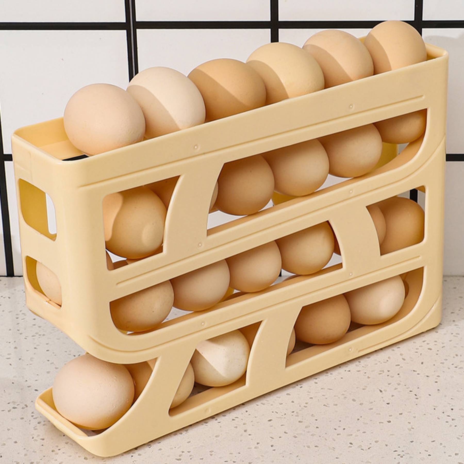 Plastic Automatic roll-off egg rack 5