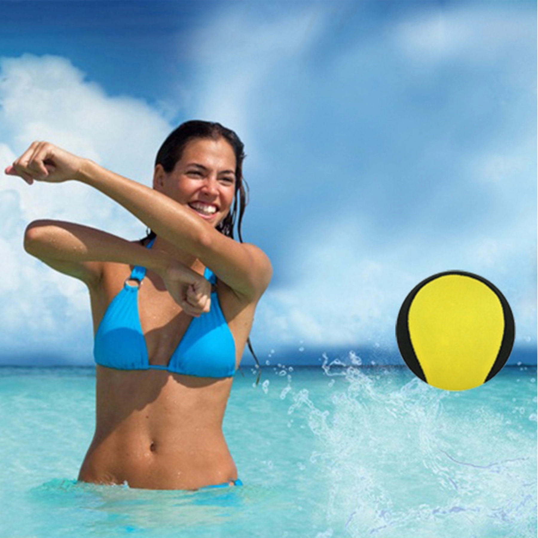 Two Tone Water Bouncing Ball 3