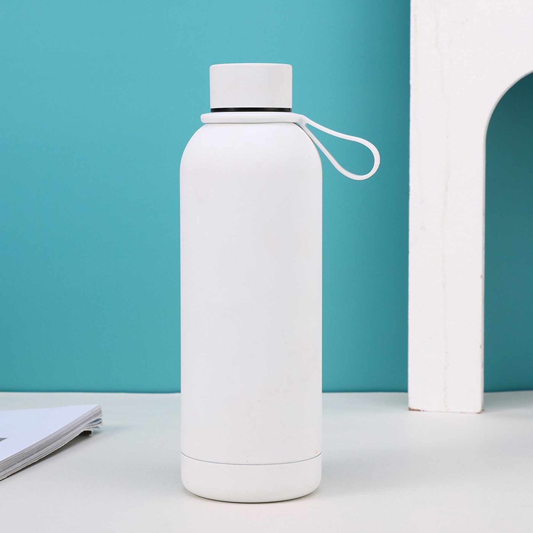 Small Mouth Bottle Stainless Steel Vacuum Insulated Cup With Handheld 3