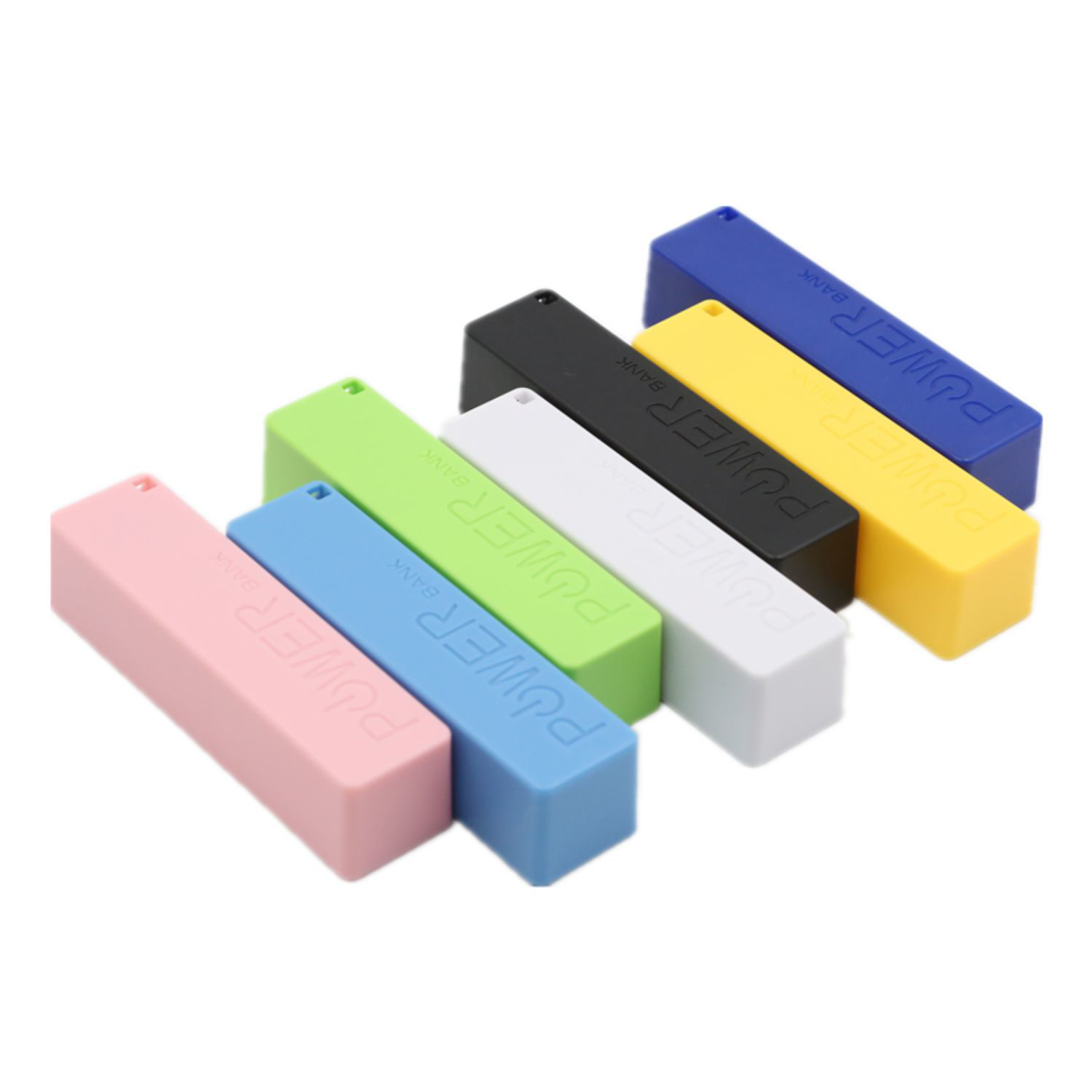 Plastic High Capacity USA Decorated 2200 mAh Power Bank With Keyring And Cable 1