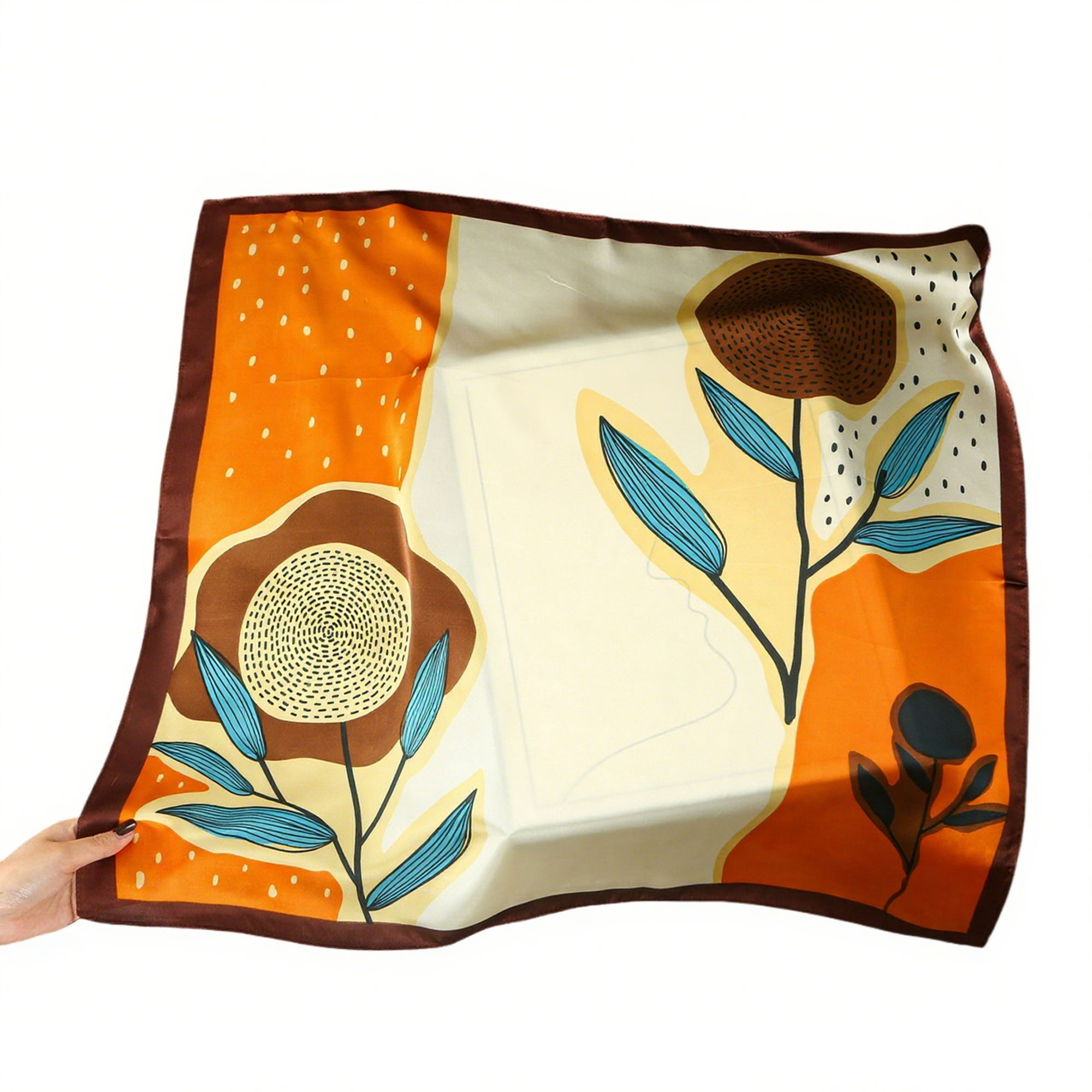 Women Elegant Square Scarf 6