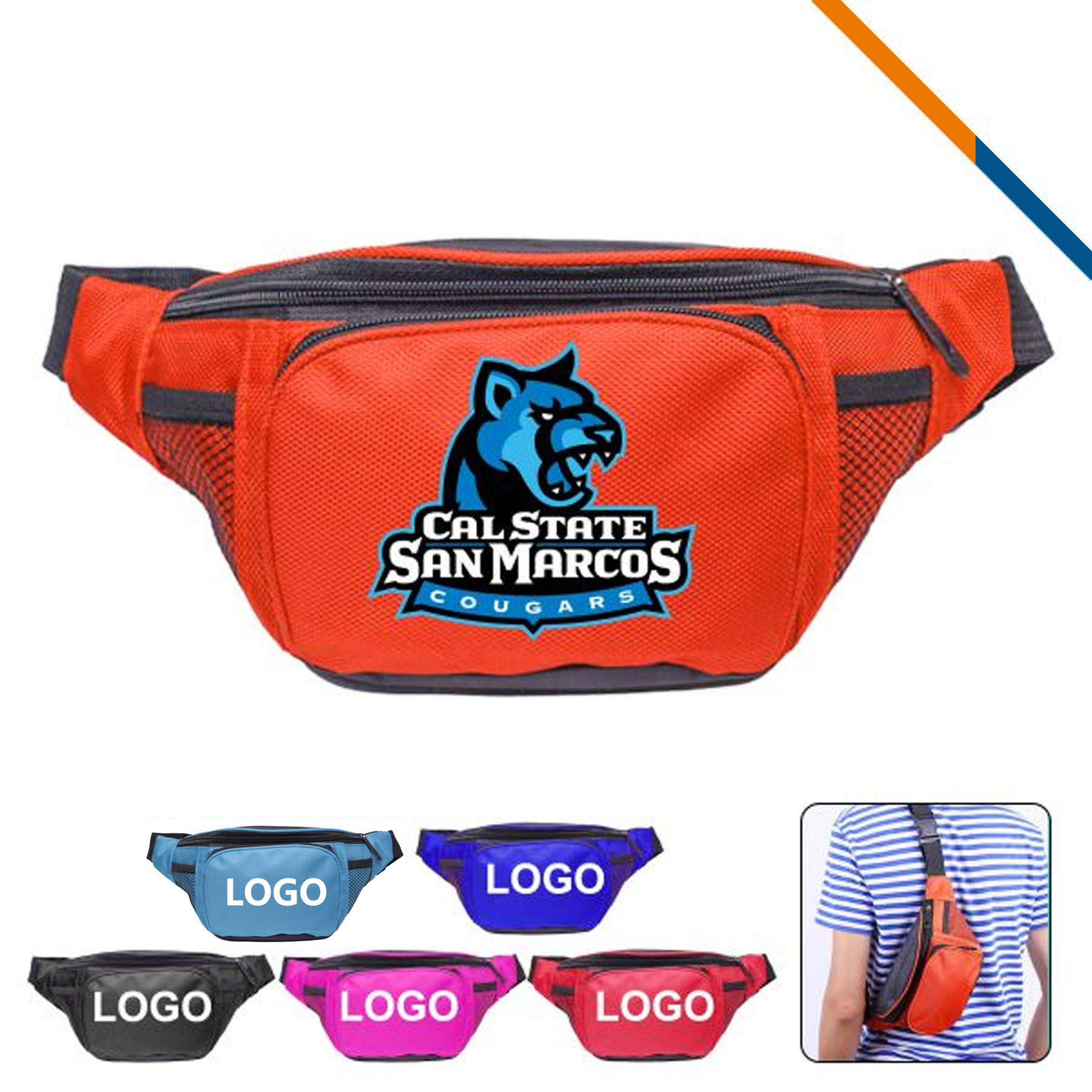 Tatum Nylon Fanny Pack 7