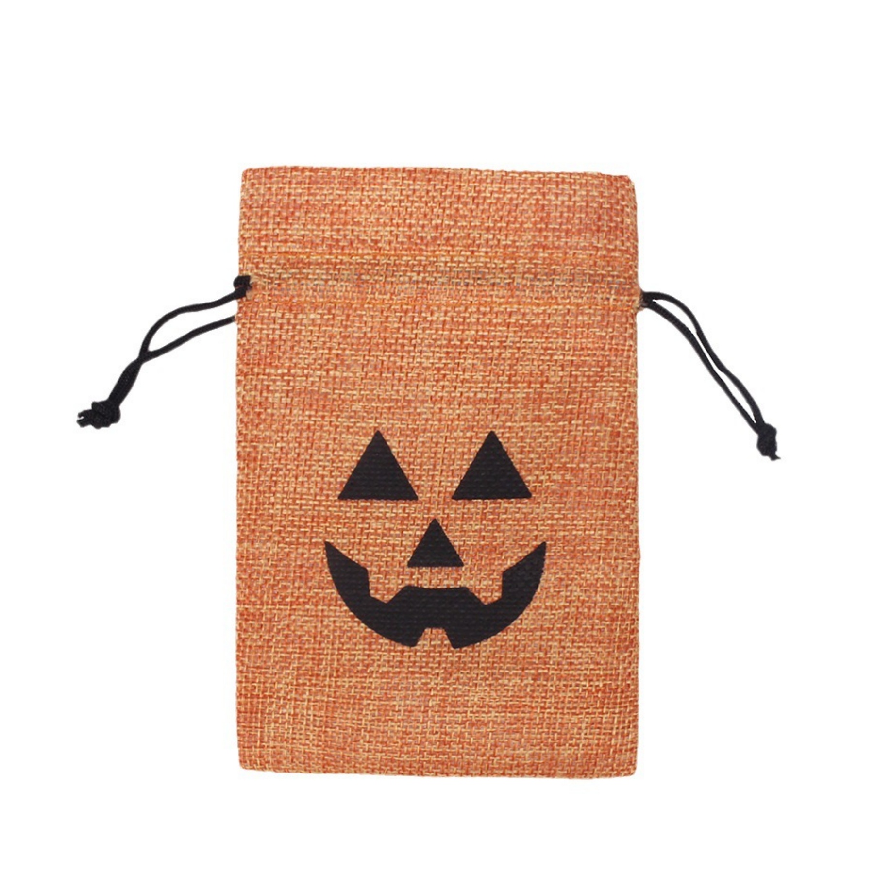 Halloween Burlap Drawstring Candy Bag 4