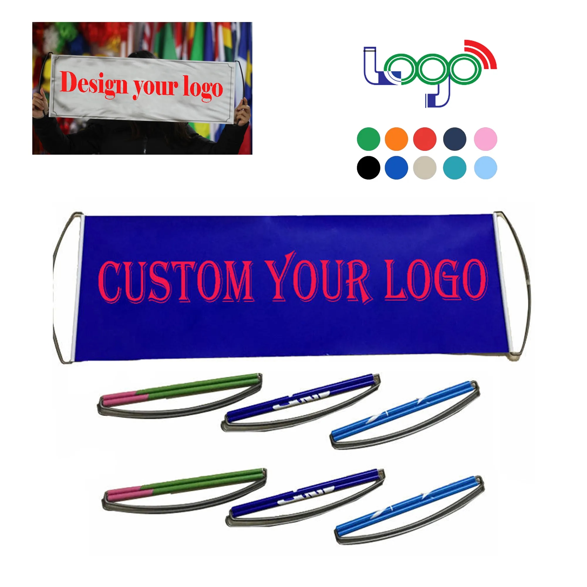Get Noticed Everywhere With Hand-Held Advertising Banners 5