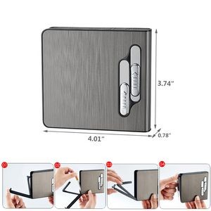 20 Sticks Cigarette Holder With Integrated X Lightning Lighter 9