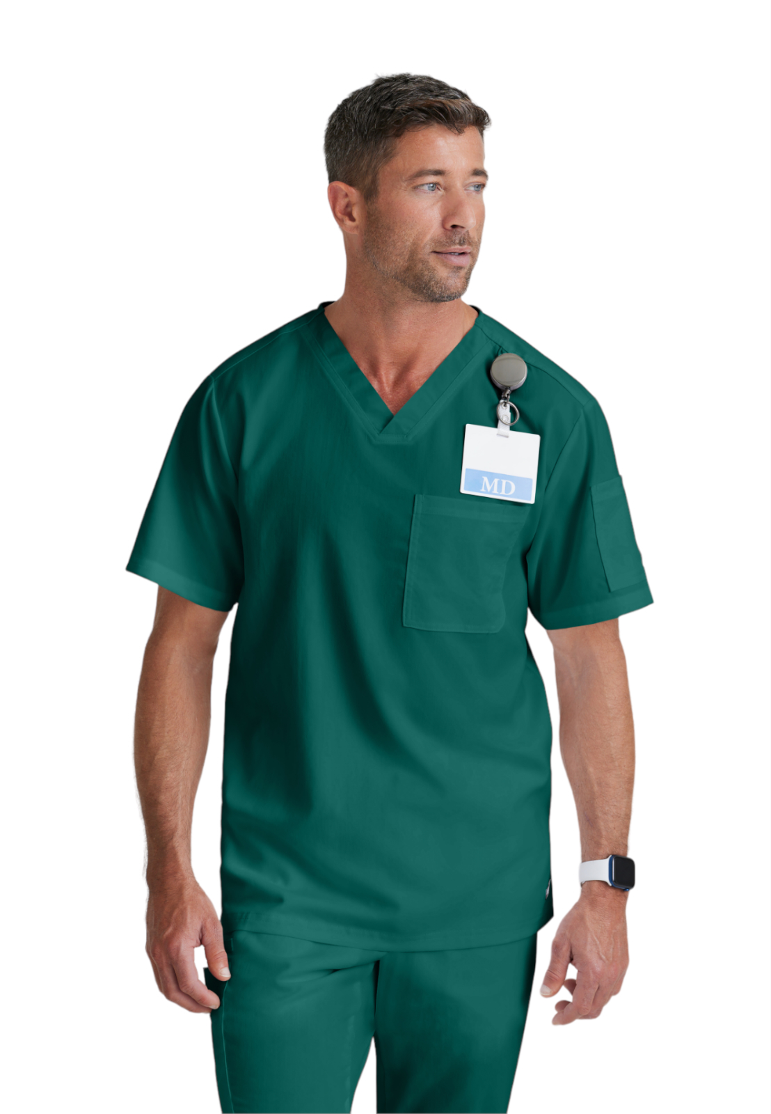 Grey's Anatomy Classic - Men's Two-Pocket V-Neck Evan Scrub Top 19