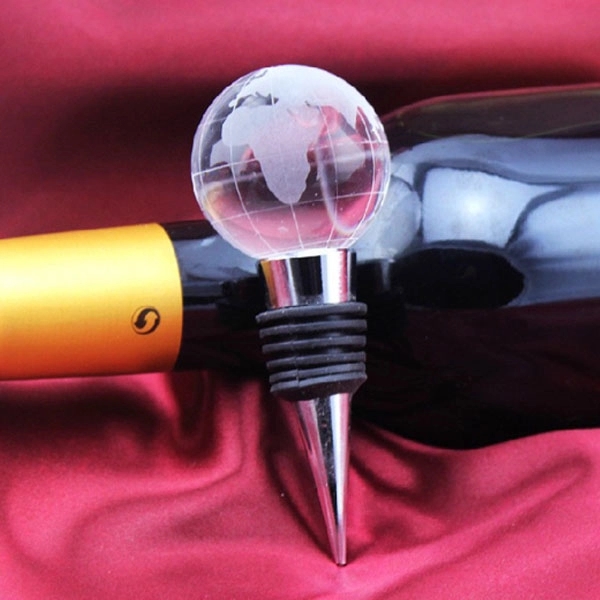 Crystal Globe Wine Bottle Stopper 7