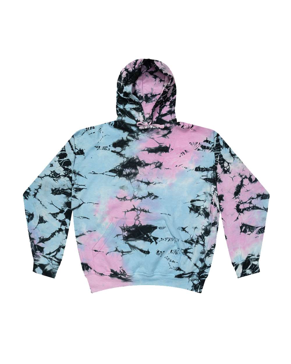 Unisex Tie-Dyed Hooded Sweatshirt - 8777 59