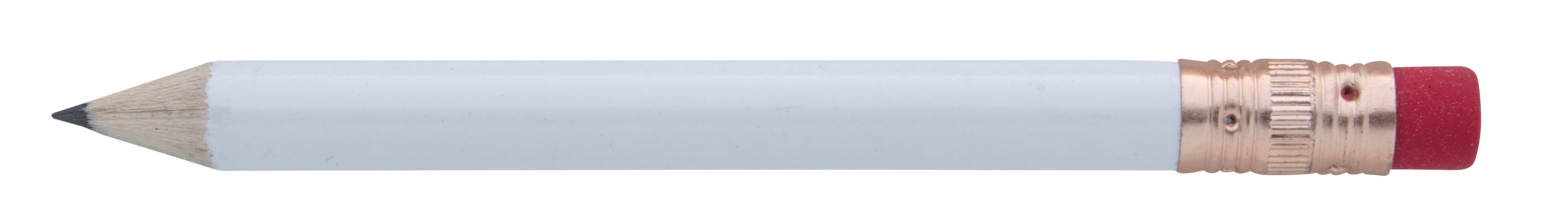 Round Golf Pencil with Eraser