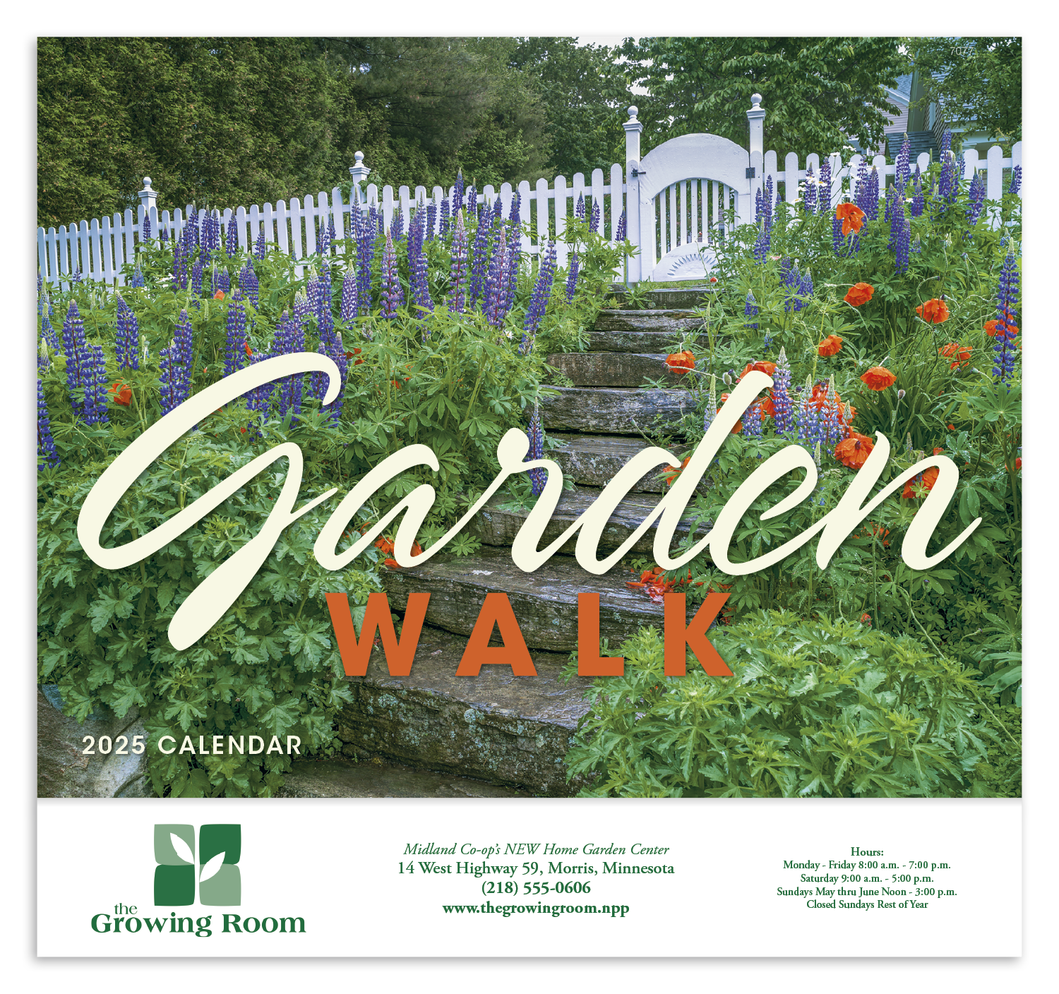 Good Value™ Garden Walk - Stapled Calendar 11