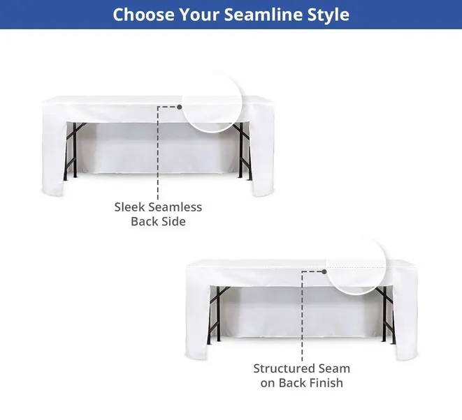 Solid Color Table Throws - 4 Sided(6ft x 2.5ft) 3