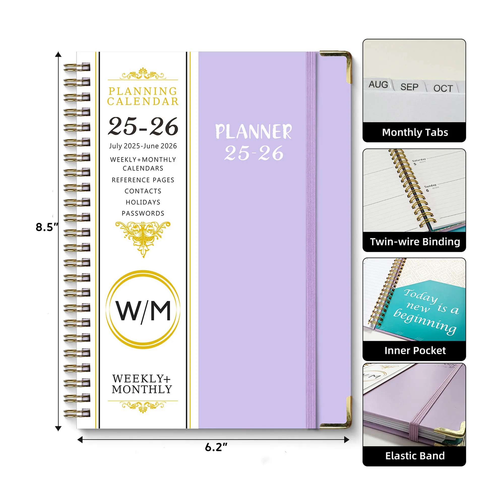A5 Coil Work Schedule Book 2
