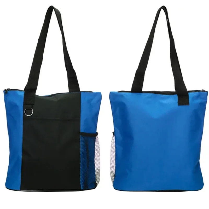 Custom Color Block Convention Tote Bags 4